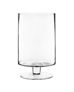 glass hurricanes holders pedestal pillar