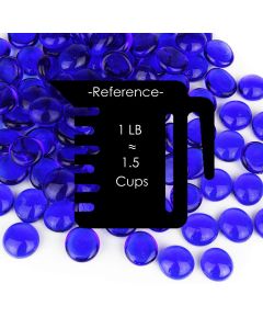 glass vase filler flat aquarium gem stones