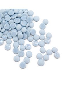 28 Lbs Baby Blue Glass Gemstone Beads, Home Decor Vase Filler 3/4" 
