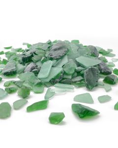 Frosted Clear or Green Sea Glass Vase Filler (Pack of 18 LBS)