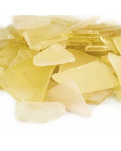 45 lbs Light Yellow Flat Sea Glass Vase Fillers, Approx. 67.5 Cups