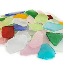 45 LBS Flat Sea Glass Vase Filler, 1.5 Cups/LB - 23 Colors To Choose From