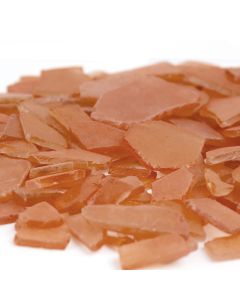 45 lbs Orange Flat Sea Glass Vase Fillers, Approx. 67.5 Cups