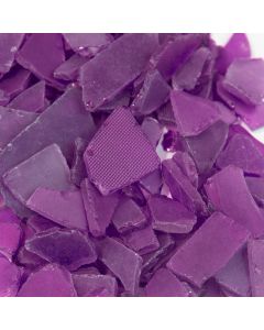 Flat Sea Glass Vase Filler, 1.5 Cups/LB (16 Colors To Choose From)  (Wholesale 36 LBS/Case)-Purple