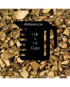 gold crush rock vase fillers