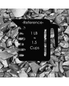 48lbs Decorative Metallic Silver Colored Crushed Glass Gravel Vase Fillers ≈0.25"