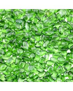 28 lbs Aquarium Gravel Green Tumbled Glass Bead Gem Stones