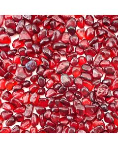 28 lbs Aquarium Gravel Red Tumbled Glass Bead Gem Stones