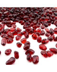 red glass gravel gemstones aquarium glass vase filler succulent bottom landscaping