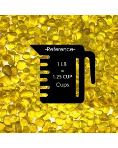 yellow glass gravel gemstones aquarium glass vase filler succulent bottom landscaping