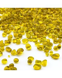 yellow glass gravel gemstones aquarium glass vase filler succulent bottom landscaping