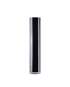 black glass cylinder vases
