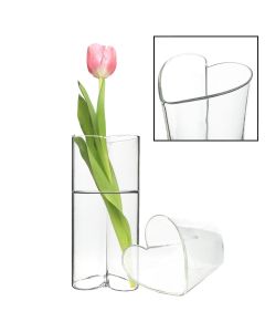 heart shape bud vases

