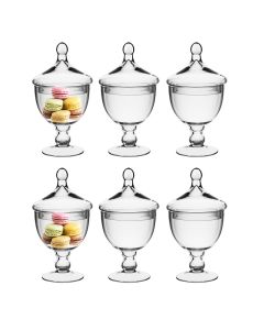 glass apothecary candy buffet jars