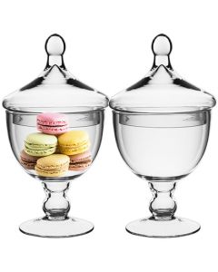 glass apothecary candy buffet jars