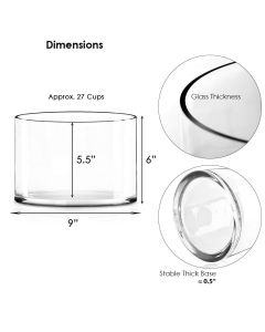 glass cylinder vases