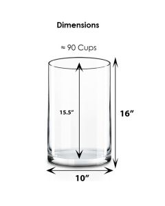 large glass cylinder vases