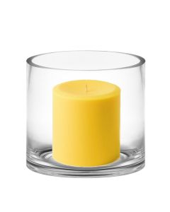 5 inches clear glass cylinder vases