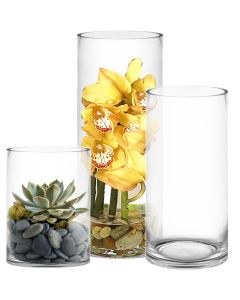 glass cylinder vases 6 inches diameter opening wholesale