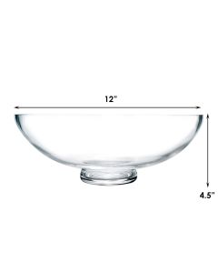 glass compote footed fruit bowl vases