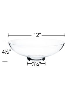 glass fruit bowl