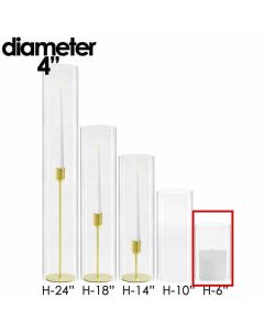 glass candle holder chimney shades tubes