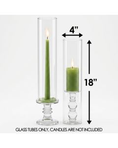 glass hurricanes candle holder chimney tubes shades