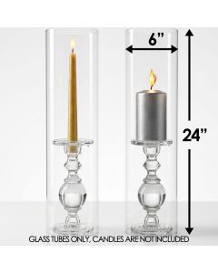 glass hurricanes candle holder chimney tubes shades