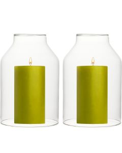 glass hurricane chimney tubes