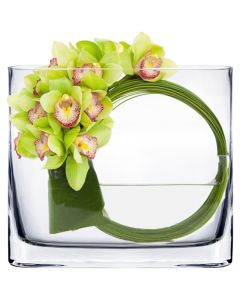 glass rectangle vase