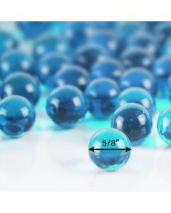 light blue round glass marble fillers