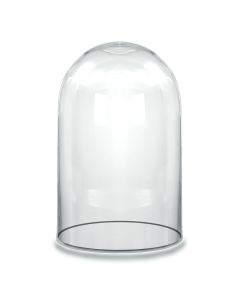 H-15" x 10"glass dome cloche