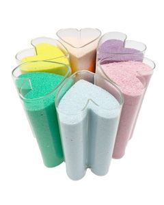 heart shape bud vases
