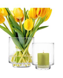 glass taylor hurricanes candle holder