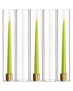 glass candle holder open ended hurricane chimney shades tubes