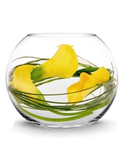large glass bubble bowl
