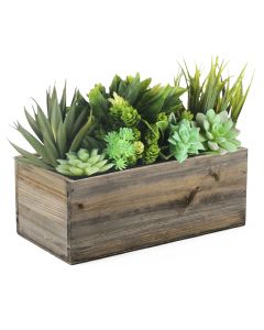 wood planter box rectangular