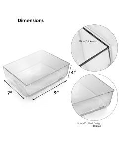 rectangle glass vases