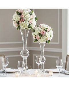 glass trumpet vases