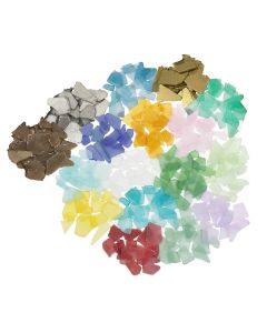 45 LBS Flat Sea Glass Vase Filler, 1.5 Cups/LB - 23 Colors To Choose From
