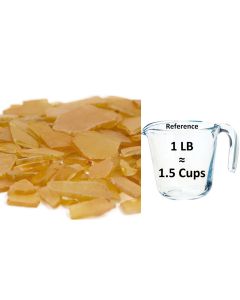 25 lbs Sea Glass Flat Vase Filler Yellow 0.25" - 2.8"