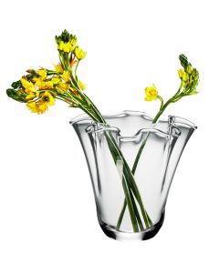 blossom wavy glass flower vases