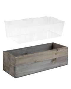 rectangle wood planter box