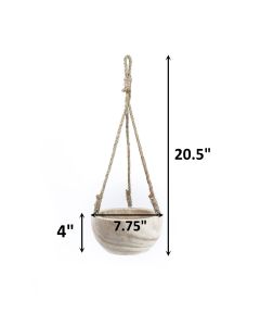 wood hanging planter