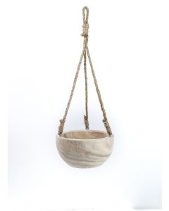 wood hanging planter