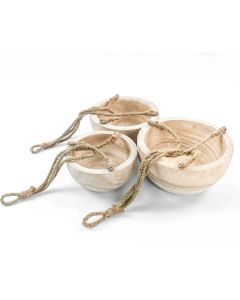 hanging wood planters