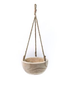 wood hanging planters