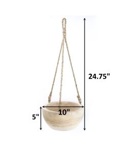 wood hanging planters