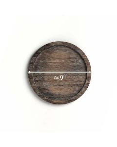 brown 9 inches wooden tray