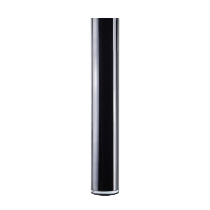 24 inches black glass cylinder vases